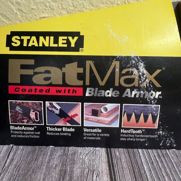 2 Stanley Hand Saws Fat Max 20/500, One a Miter Saw (ONLY) 12” x 3 ½” READ - Picture 6 of 14